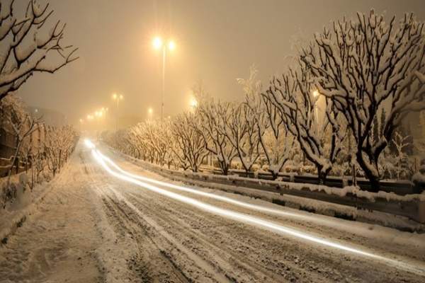 ‌برف-و-باران-در-‌جاده‌های-16-استان