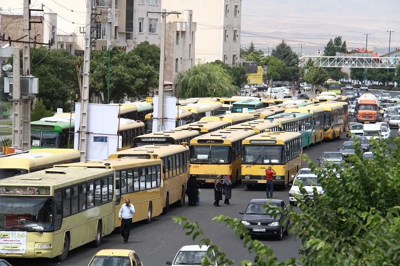 تجمع اتوبوسهای شهری