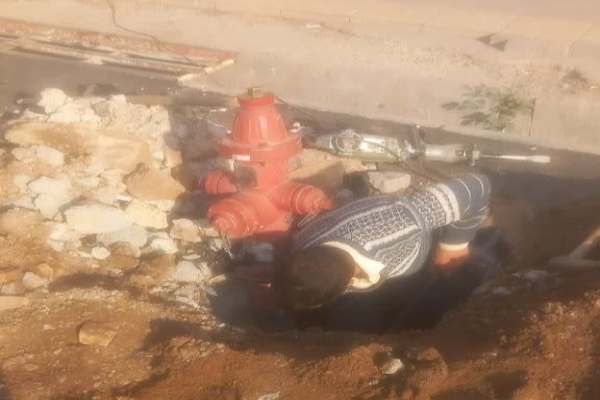 شیر-آتش‌نشانی-در-خرم‌دره-جابه‌جا-شد