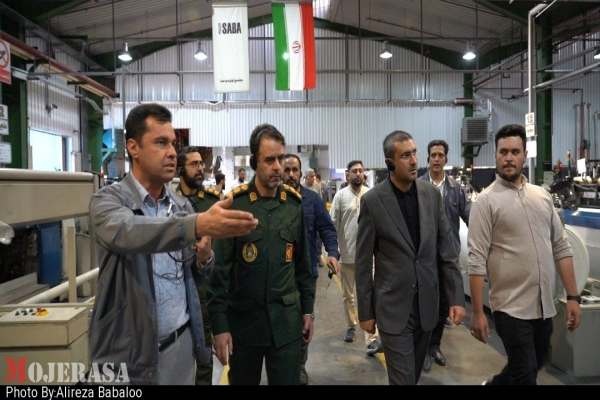 بازدید-فرمانده-سپاه-انصارالمهدی-(عج)-زنجان-از-نخ‌تایرصبا