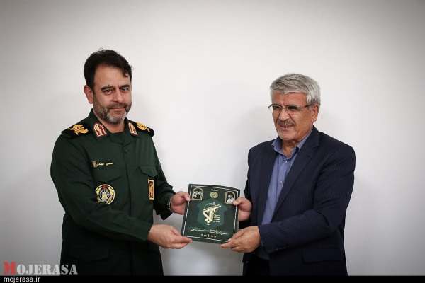 دیدار-فرمانده-سپاه-انصارالمهدی-(عج)-استان-زنجان-با-رئیس-دانشگاه-علوم‌پایه-